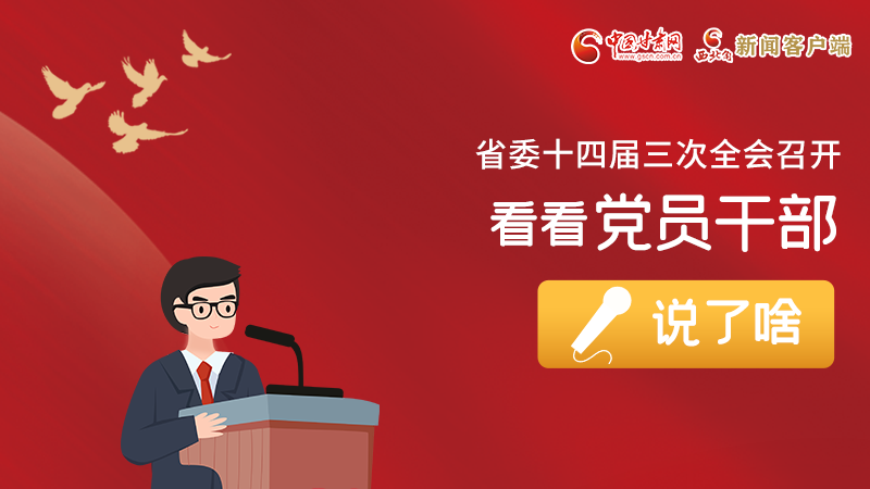 圖解|事關(guān)甘肅省委十四屆三次全會，黨員干部這么說！